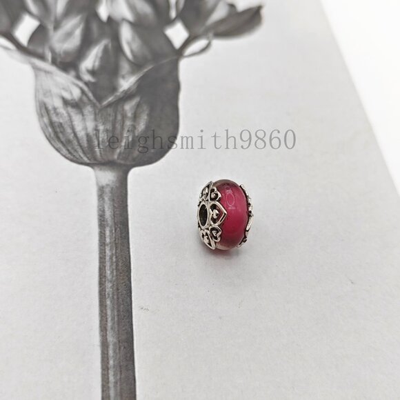 pandora Reveal Your Love Pink Murano Glass Charm - Picture 2 of 3